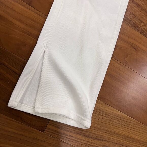 Good American Good Boy white jeans NWT - Picture 10 of 10